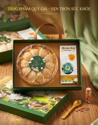 Hộp Cứng Yến Sạch Tinh Chế 100G | Yến Sen Vàng 精燕窝礼盒装100克 | 燕生金