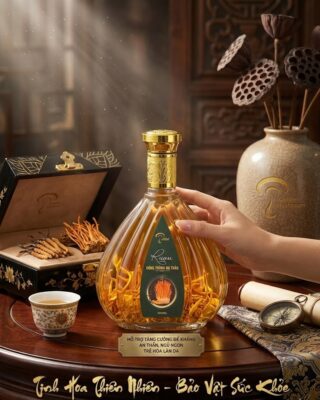 RƯỢU ĐÔNG TRÙNG HẠ THẢO ĐẾ TƯƠI