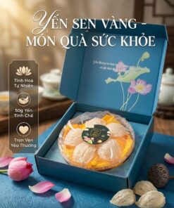 Yến Sạch Tinh Chế 50G – Nguyên Chất 100% | Yến Sen Vàng 精炼燕窝50克 — 100%纯正 | 燕生金