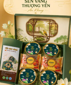 Set Yến Bánh Trung Thu An Khang H6+ – Trung Thu 2026 | Yến Sen Vàng
