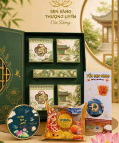 Set Yến Bánh Trung Thu Cát Tường H4 – Trung Thu 2026 | Yến Sen Vàng