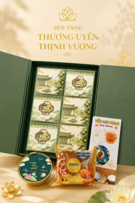 Set Yến Bánh Trung Thu Thịnh Vượng H6 – Trung Thu 2026 | Yến Sen Vàng