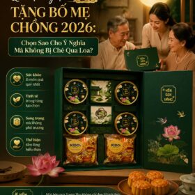 Quà Trung Thu tặng bố mẹ chồng – yến chưng sẵn ý nghĩa – Yến Sen Vàng