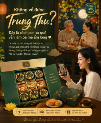 Gửi quà Trung Thu yến chưng sẵn về quê – giao tận nhà toàn quốc – Yến Sen Vàng